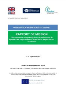 Lire la suite à propos de l’article Exploitation forestière non autorisée, souches non marquées et parcs à grumes dans le domaine forestier national et dans une forêt communautaire