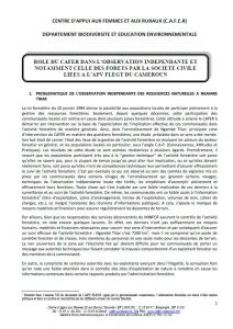 Lire la suite à propos de l’article Centre d’appui aux femmes et ruraux (C.A.F.E.R), Département, biodiversité et éducation environnementale