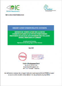 Lire la suite à propos de l’article Mission de vérification des alertes communautaires d’activités forestières présumées illégales aux environs des villages MASSEA, NKOULKOUA ET LONDJAP, Mai 2019