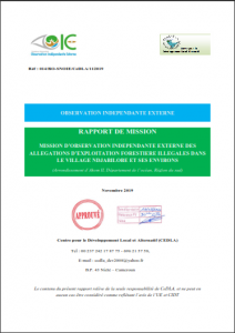 Lire la suite à propos de l’article Rapport de mission d’observation indépendante externe des allégations d’exploitation forestière illégale dans le village DJABILOBE et ses environs, Avril 2020