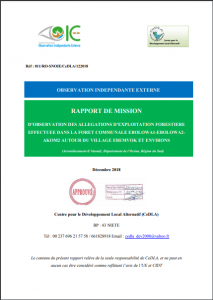 Lire la suite à propos de l’article Mission de vérification des alertes communautaires d’activités forestières présumées illégales aux environs des villages DJAPOSTEN, NOMEDJOH, KOUNGOULOU ET KAMELONE, Juillet 2019