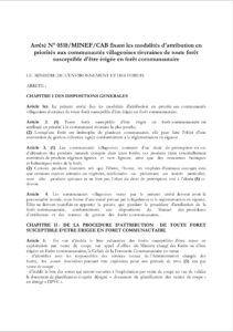 Lire la suite à propos de l’article Arrete 0518 fixant le droit de peremtion