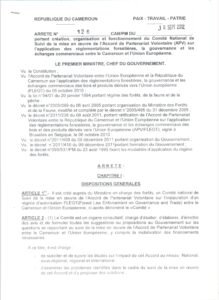 Lire la suite à propos de l’article Arreté fonctionnement comité National APV