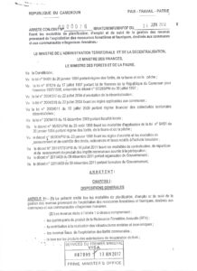 Lire la suite à propos de l’article arrete conjoint 0076 MINFOF MINFI_MINATD_2012