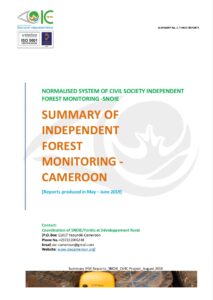 Lire la suite à propos de l’article SUMMARY OF INDEPENDENT FOREST MONITORING – CAMEROON [Reports produced in May – June 2019]