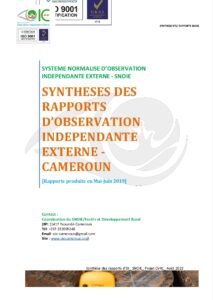 Lire la suite à propos de l’article SYNTHESES DES RAPPORTS D’OBSERVATION INDEPENDANTE EXTERNE – CAMEROUN [Rapports produits en Mai-Juin 2019]