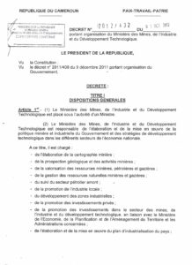 Lire la suite à propos de l’article Texte organique du MINMIDT