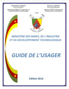 Lire la suite à propos de l’article GUIDE DE L’USAGER du MINISTERE DES MINES, DE L’INDUSTRIE ET DU DEVELOPPEMENT TECHNOLOGIQUE