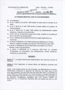 Lire la suite à propos de l’article DECRET n°2011/2583 23 AOÛT 2011 PORTANT REGLEMENTATION DES NUISANCES SONORES ET OLFACTIVES