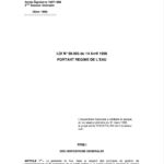 LOI N° 98-005 du 14 Avril 1998 PORTANT REGIME DE L’EAU