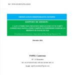 RAPPORT DE MISSION : CAS D’ATTRIBUTION PRESUMEE IRREGULIERE D’UNE FORÊT COMMUNALE DANS LA ZONE TAMPON EN PERIPHERIE NORD DE LA RESERVE DE FAUNE DU DJA Arrondissement de Somalomo, Département du Haut-Nyong, Région de l’Est